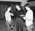 Tréning začínajúcich boxérov pod vedením Jozefa Sztankaya (1990)